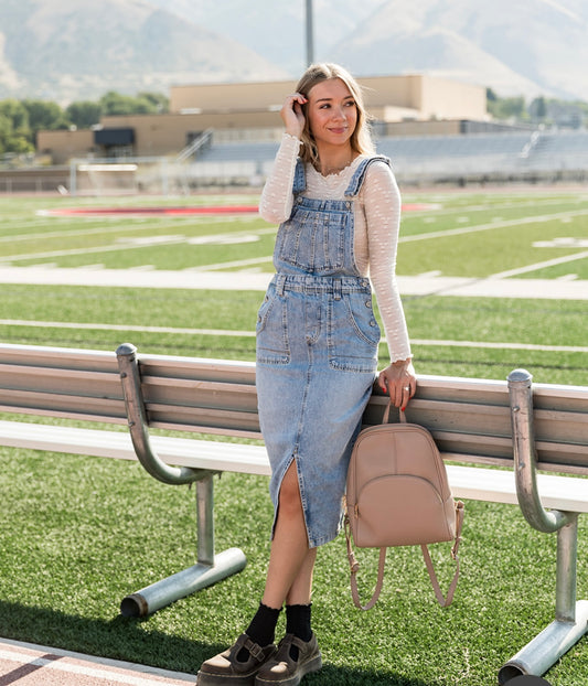 Free People Bardot Denim Skirtall