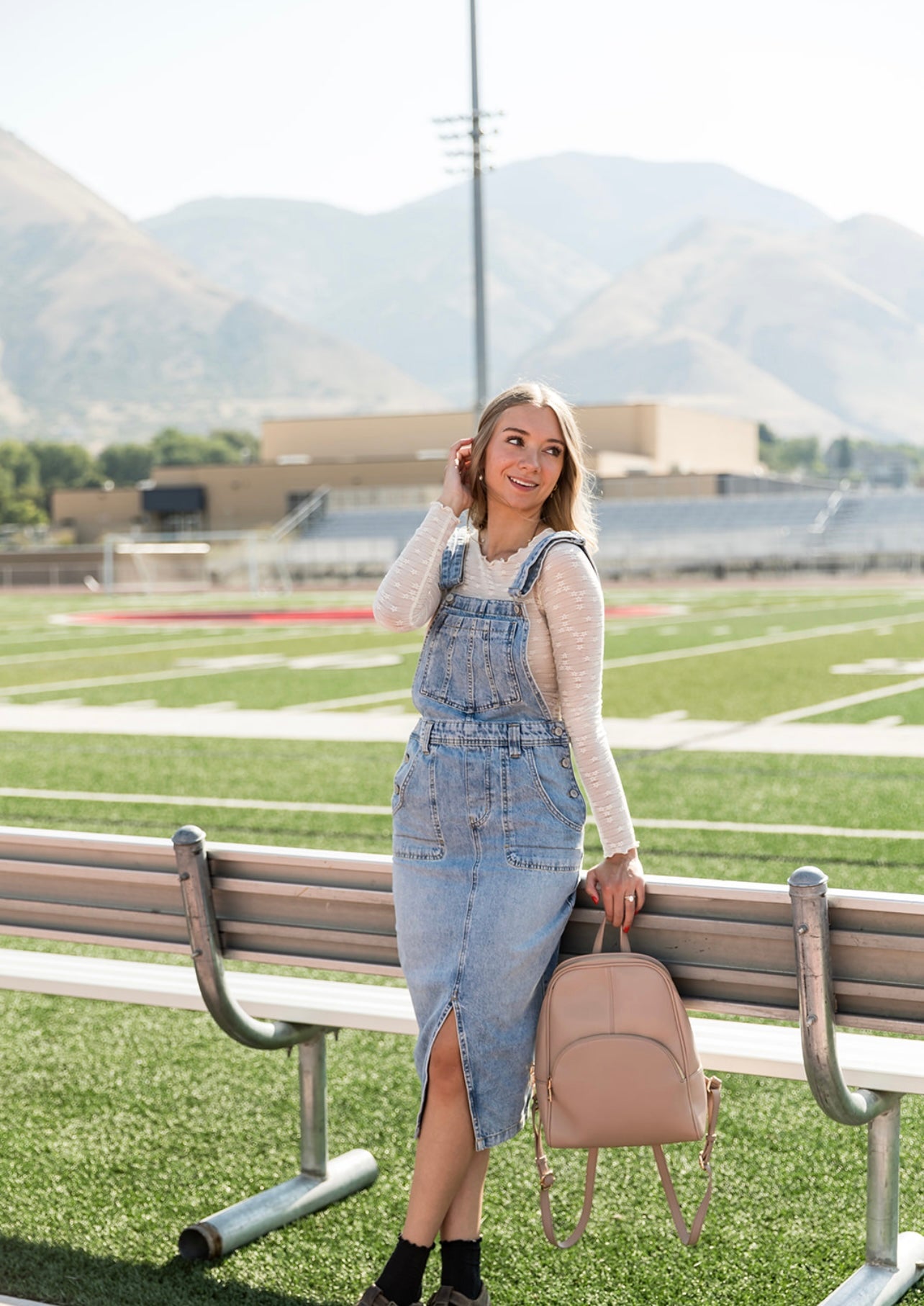 Free People Bardot Denim Skirtall