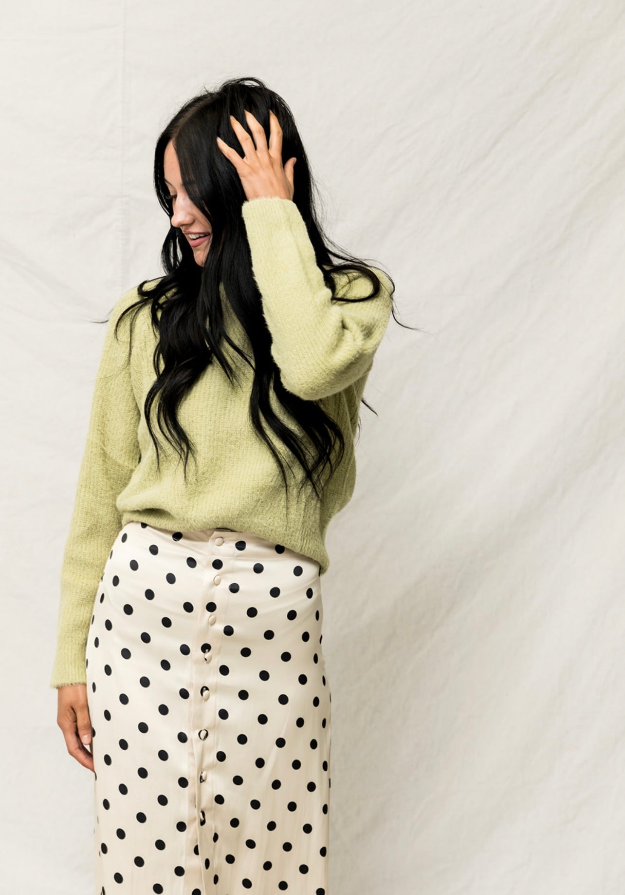 Layla Fuzzy Knit Sweater