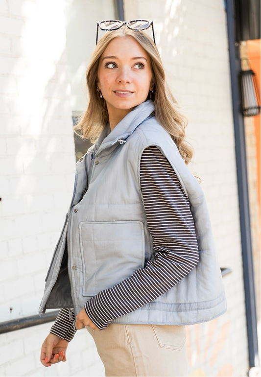 Etta Long Sleeve Striped Jersey Shirt