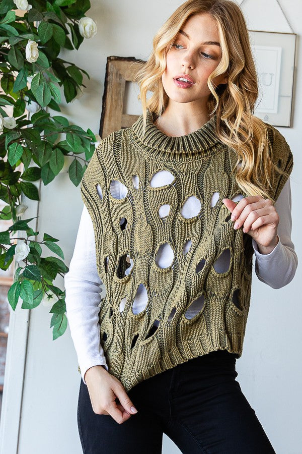 Bailey Mineral Washed Sweater Vest