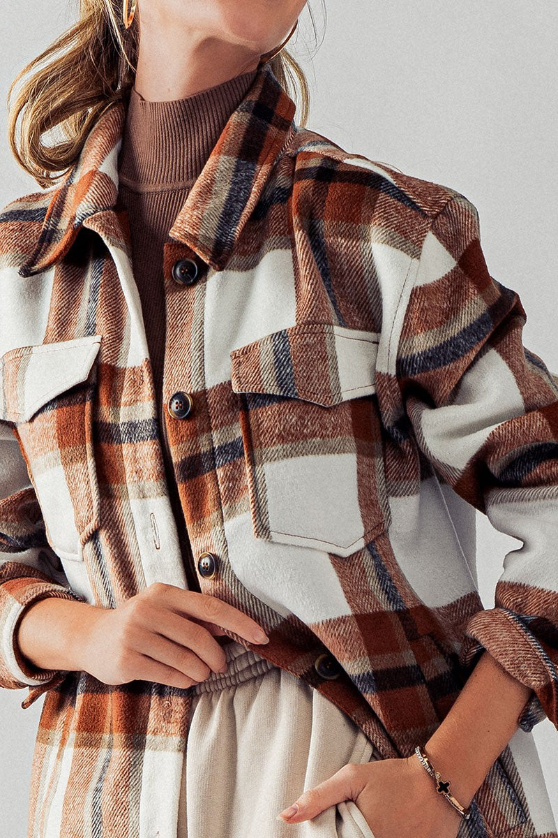 Bella Relaxed Fit Flannel Shacket