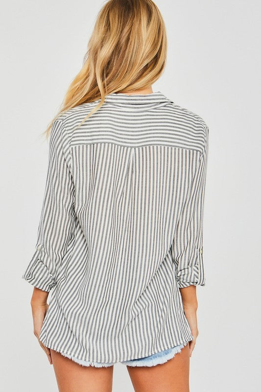 Better Than Basic Striped Blouse