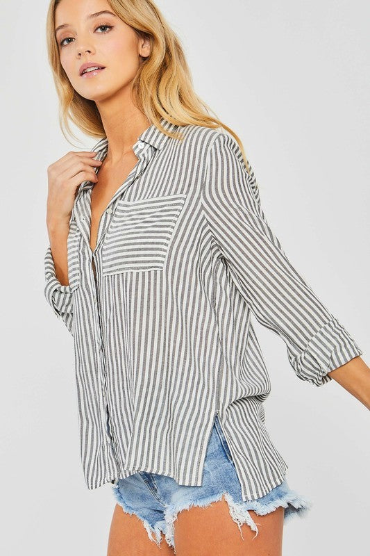 Better Than Basic Striped Blouse
