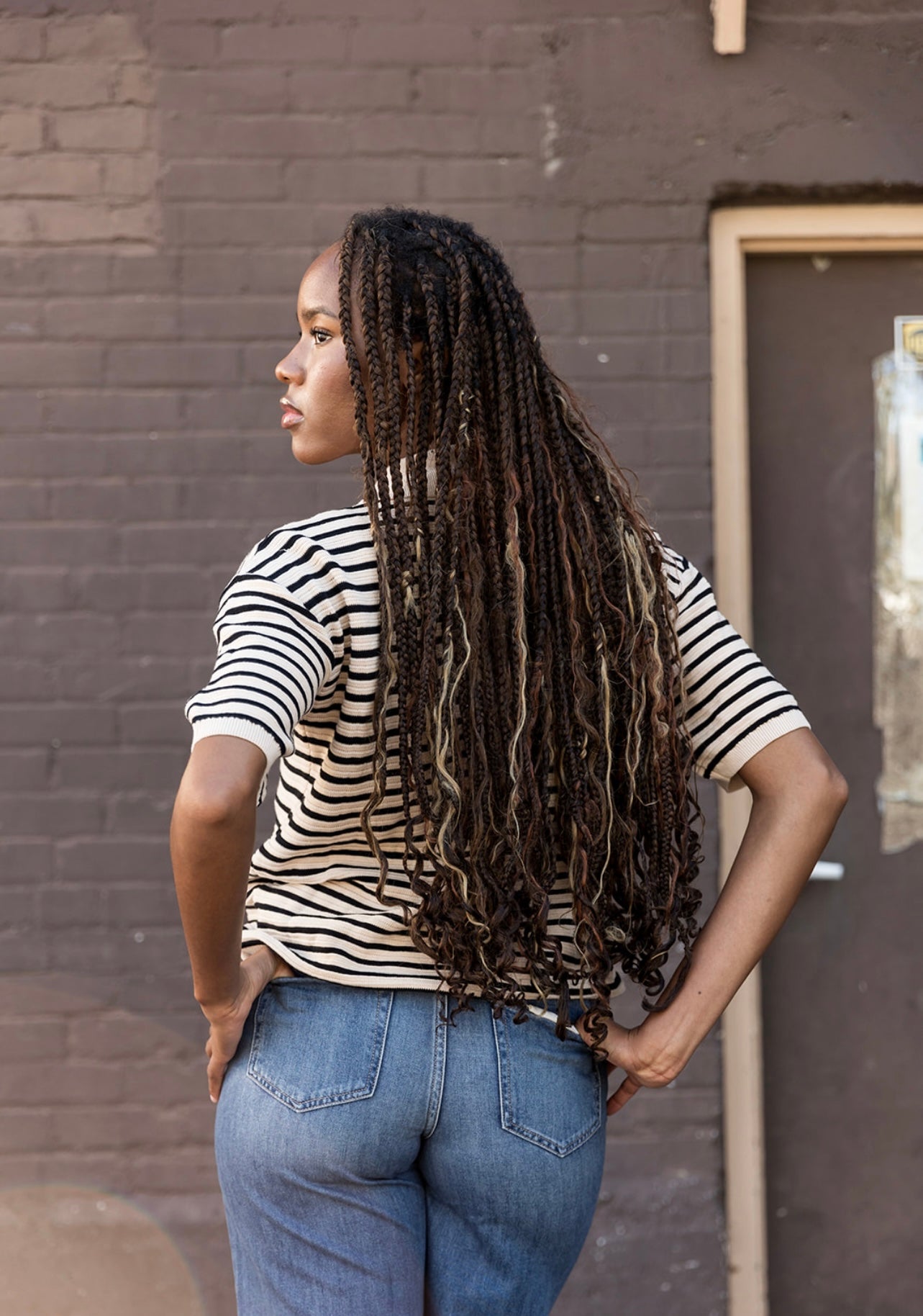 Urban Days Collared Stripe Button Down