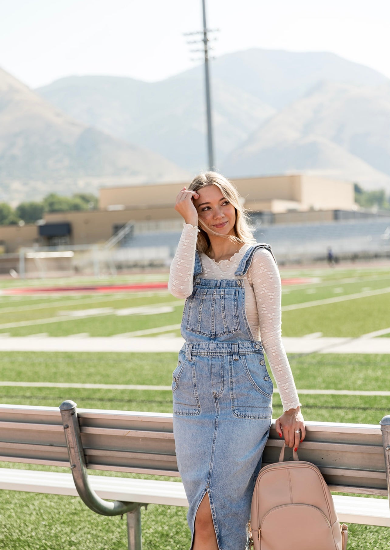 Free People Bardot Denim Skirtall