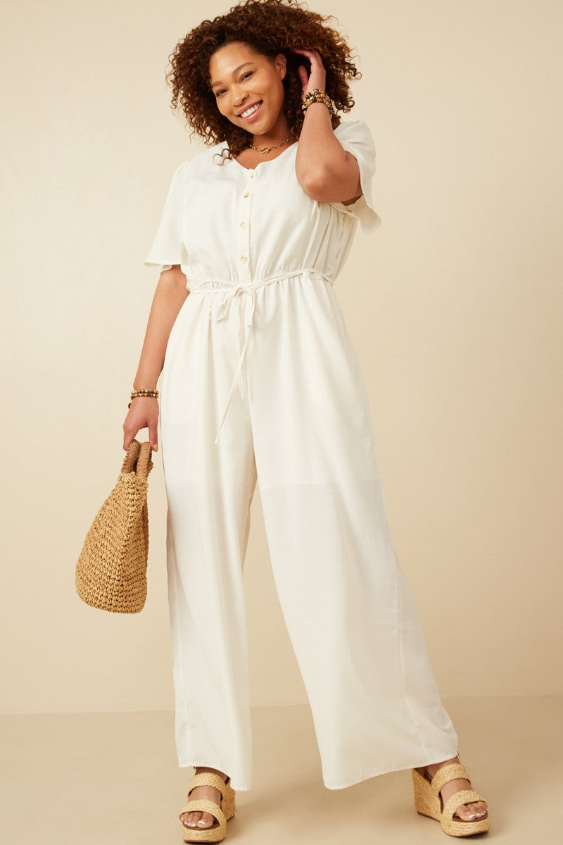 Cool To Be Casual Wide Leg Jumpsuit