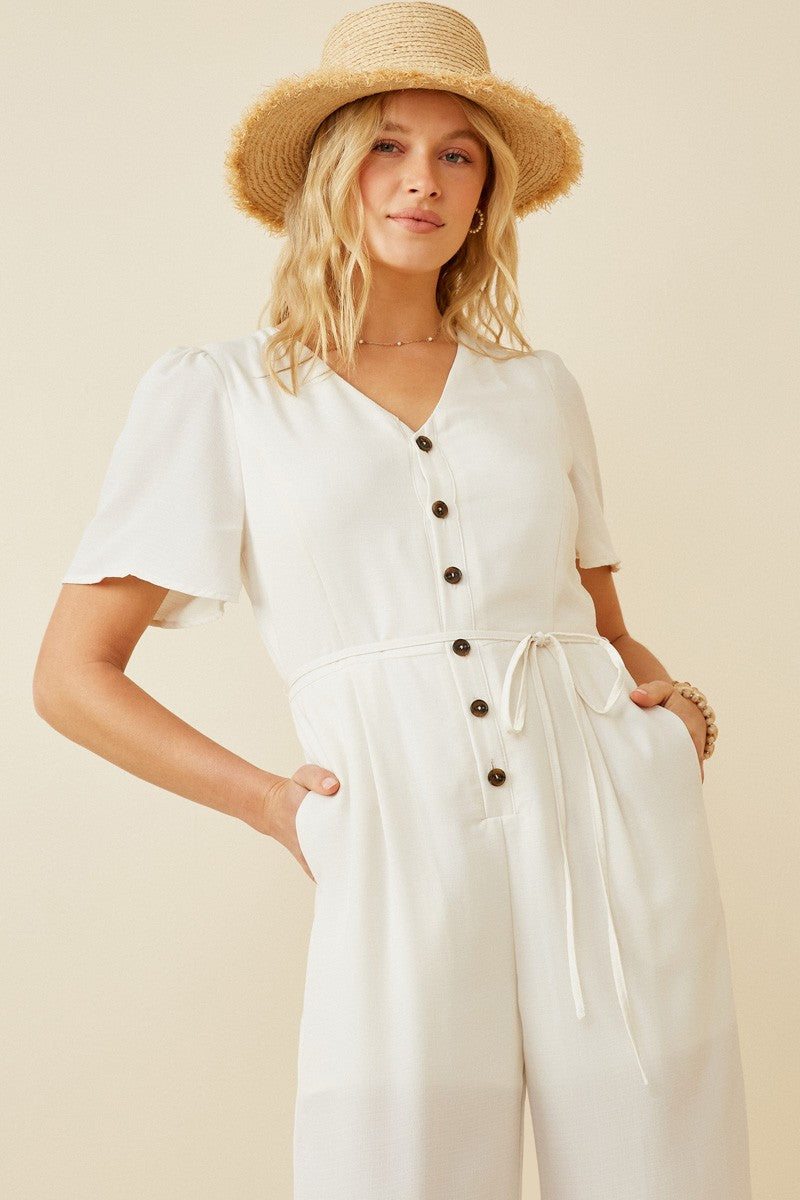 Cool To Be Casual Wide Leg Jumpsuit
