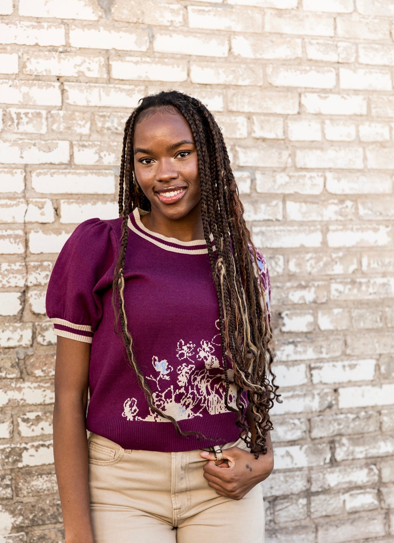 Flourish Fall Puff Sleeve Top