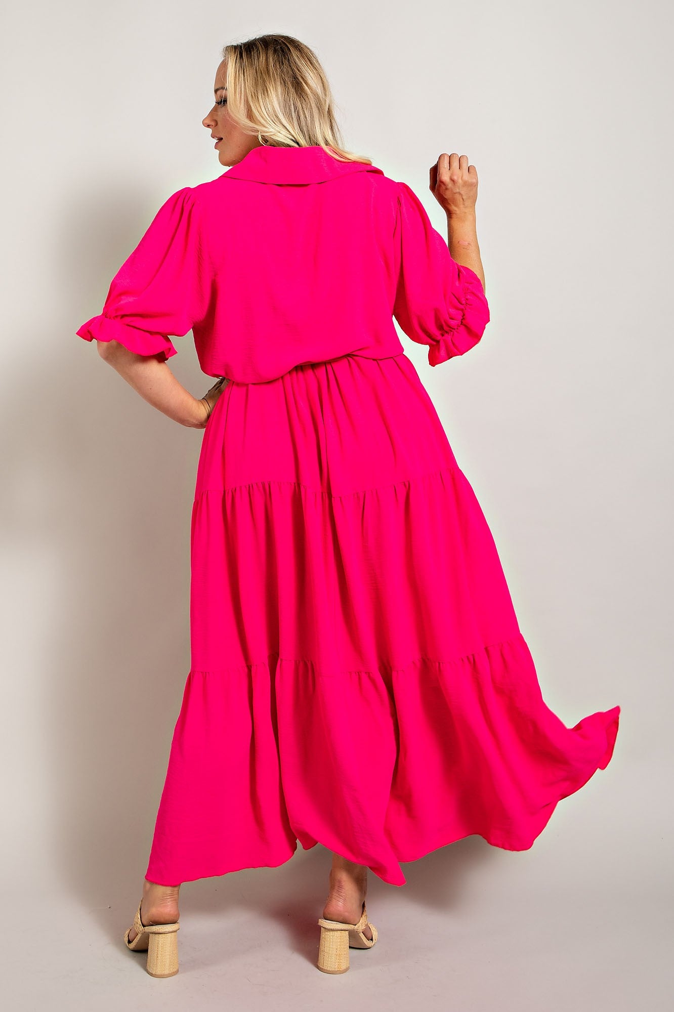 Bold New Look Button Down Maxi Dress