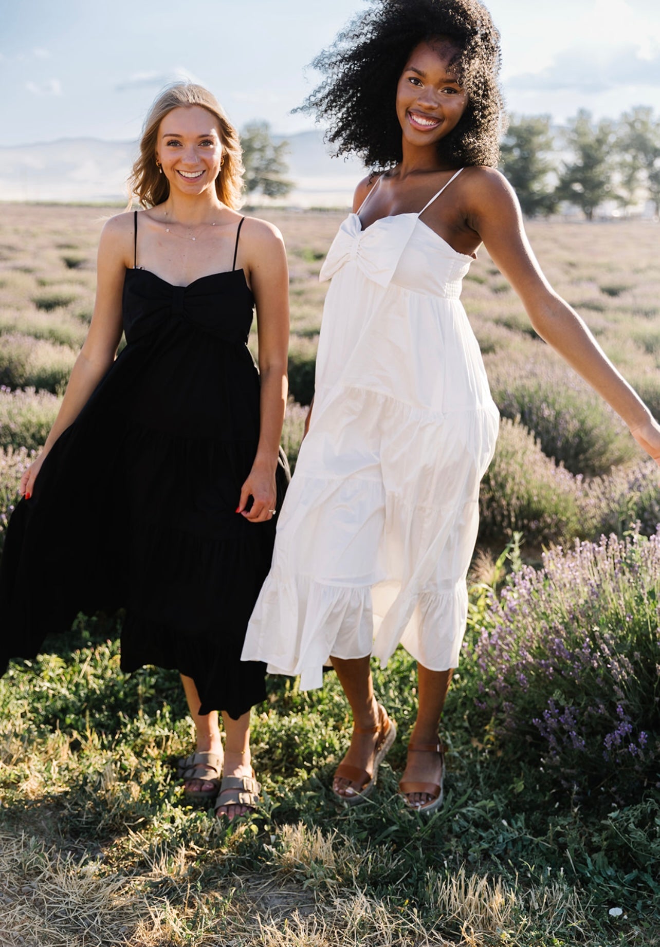 Clara Bow Solid Maxi Dress