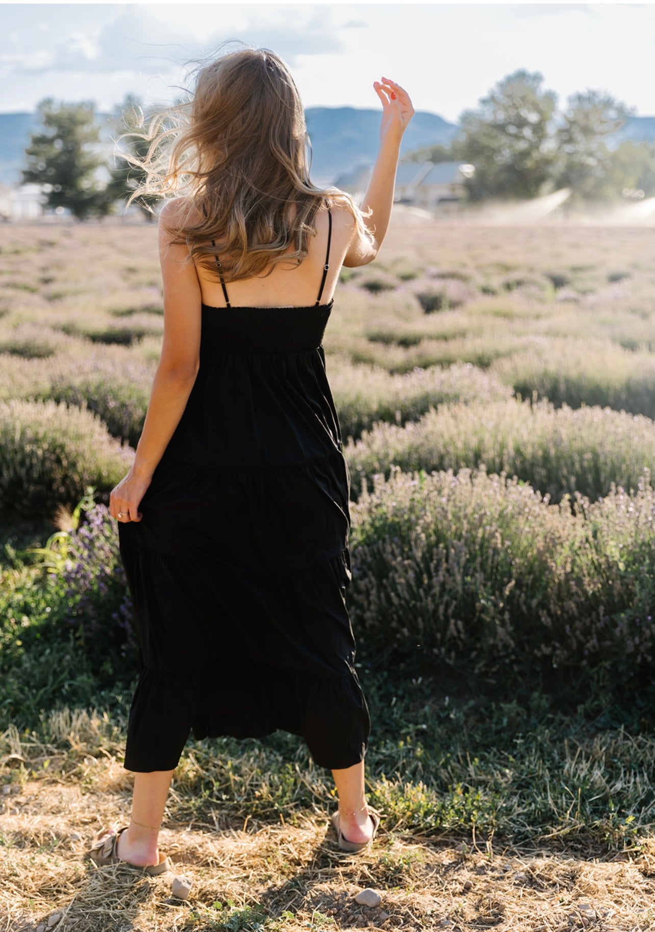 Clara Bow Solid Maxi Dress