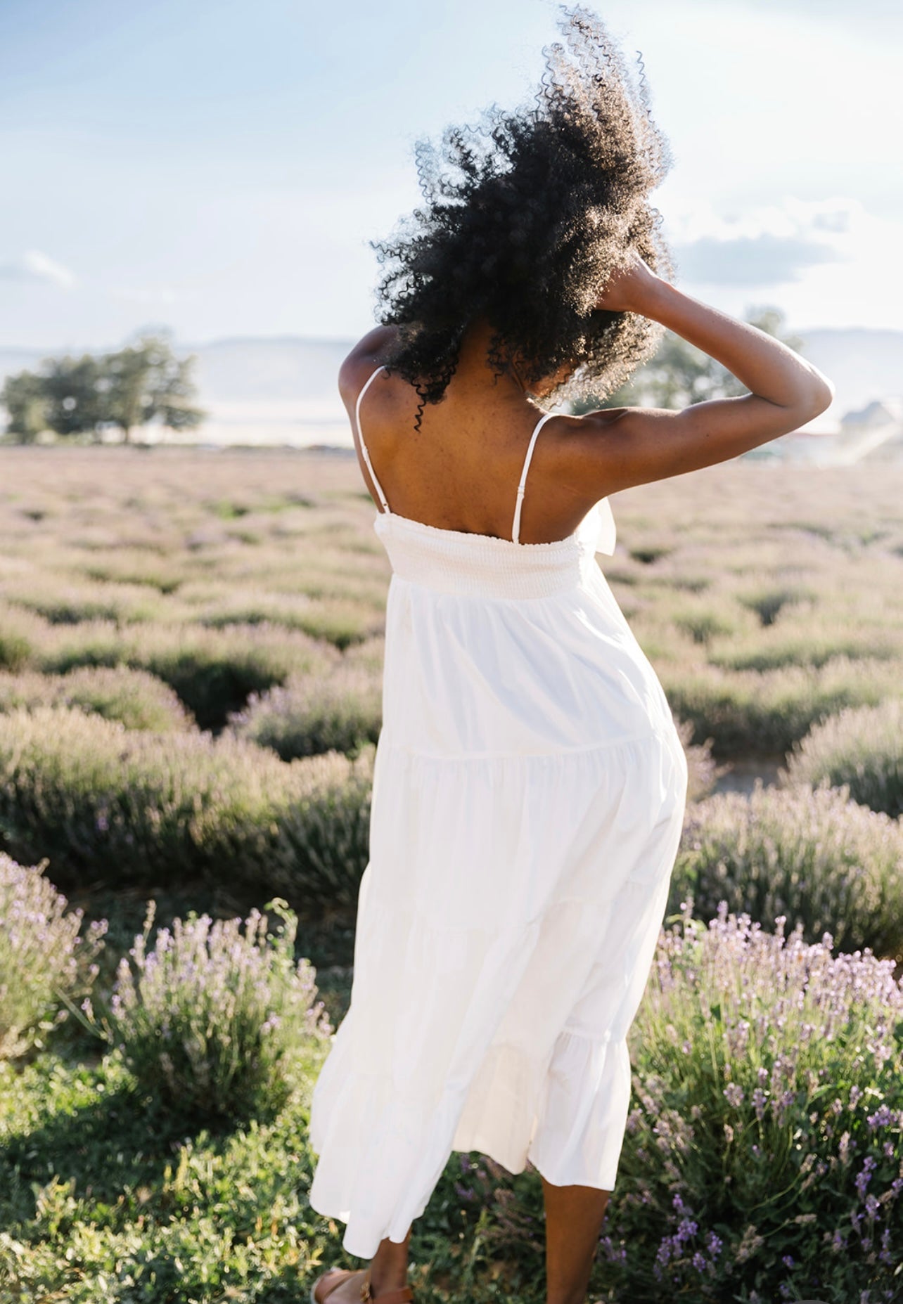 Clara Bow Solid Maxi Dress