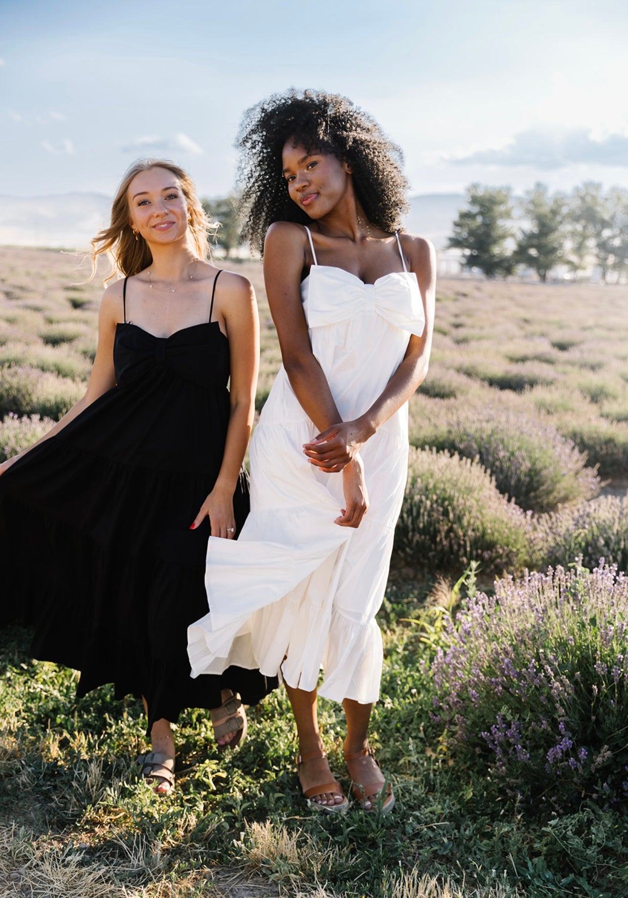 Clara Bow Solid Maxi Dress