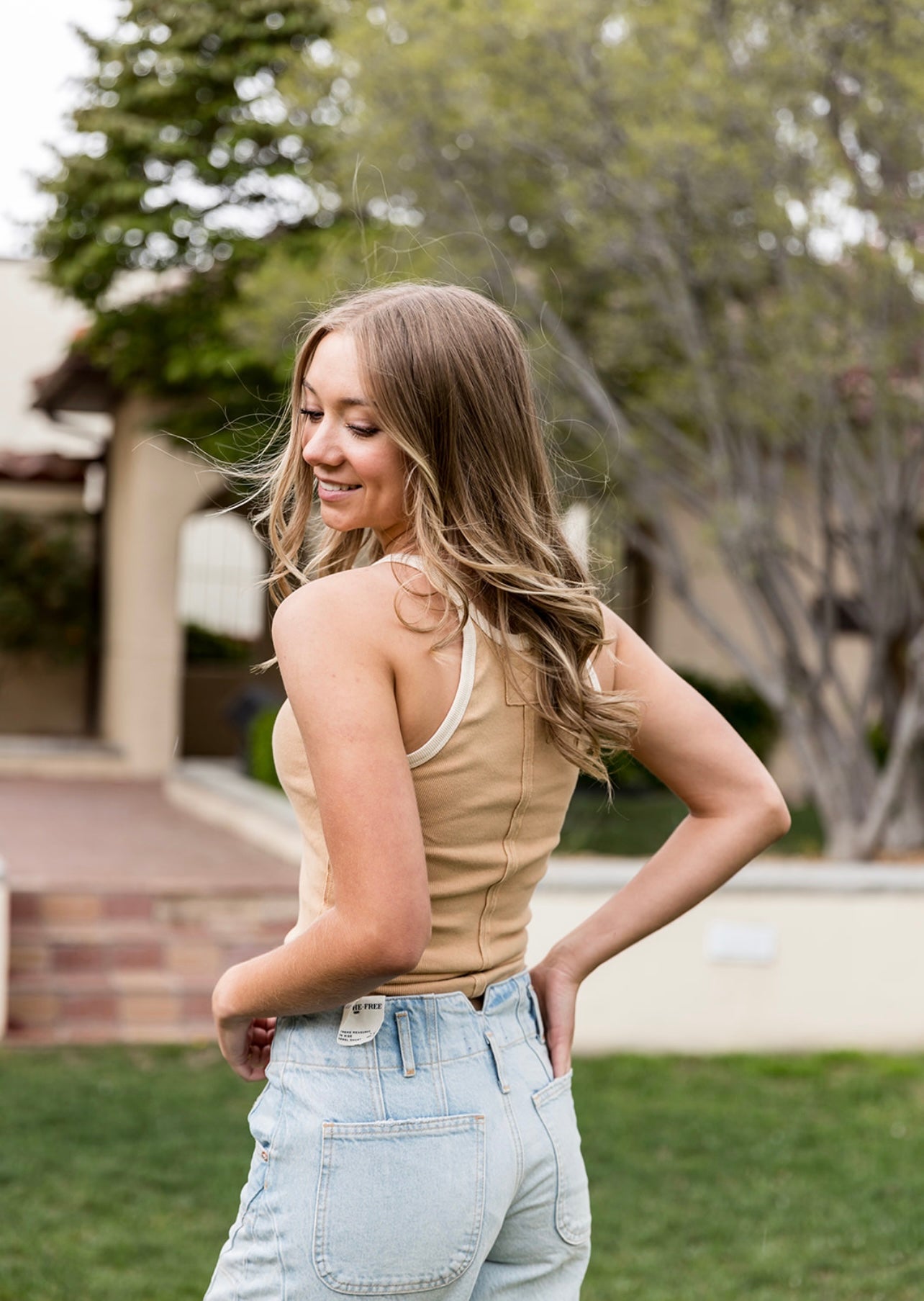 Free People Only 1 Ringer Tank Top