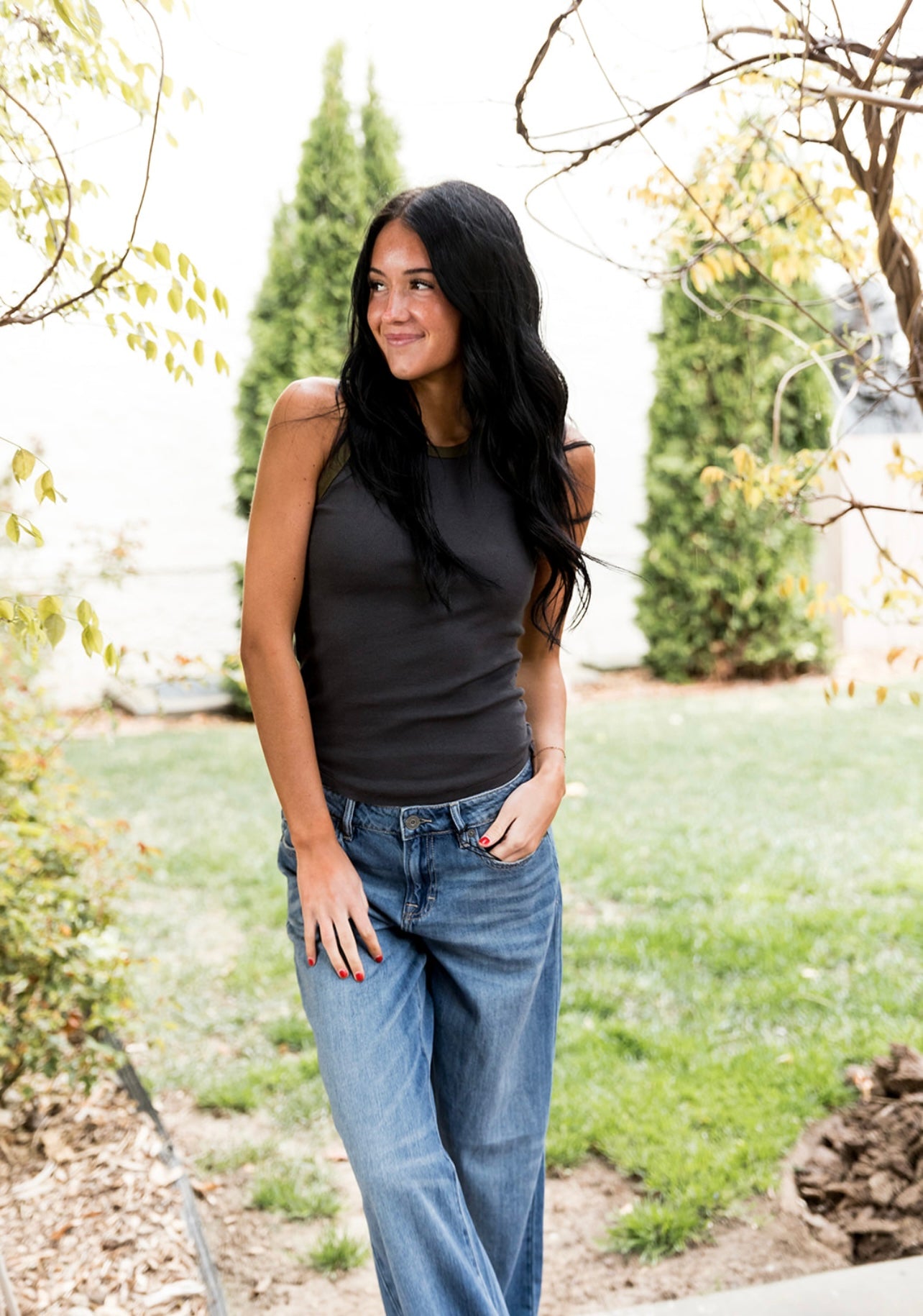 Free People Only 1 Ringer Tank Top