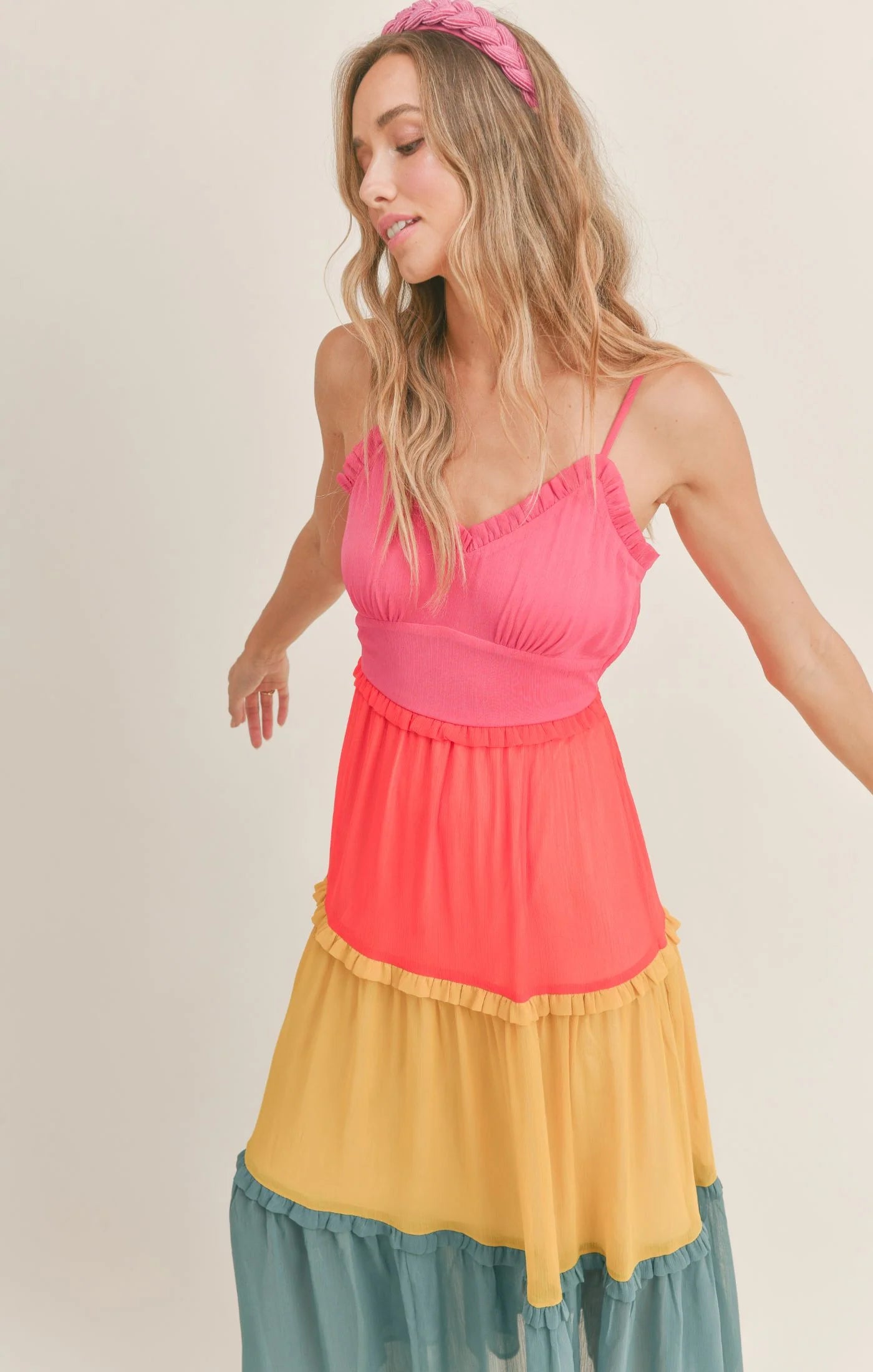 It's A Colorful Life Midi Dress