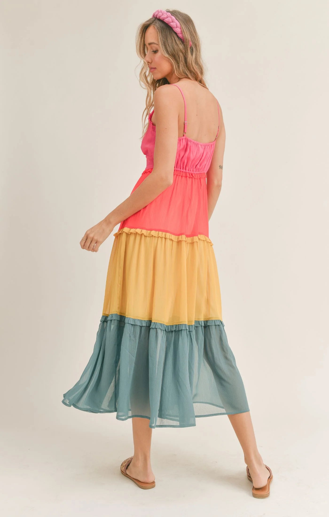 It's A Colorful Life Midi Dress
