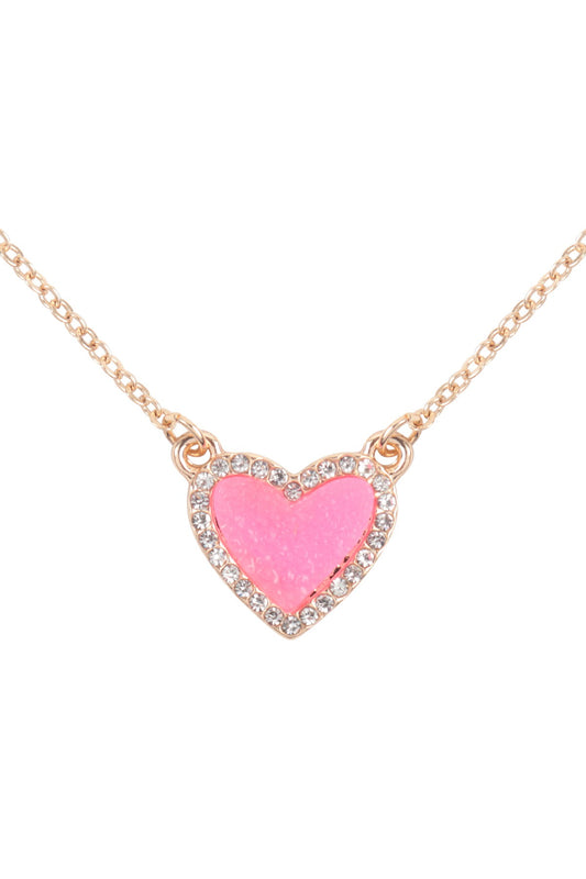 Valentine Heart Pendant Necklace