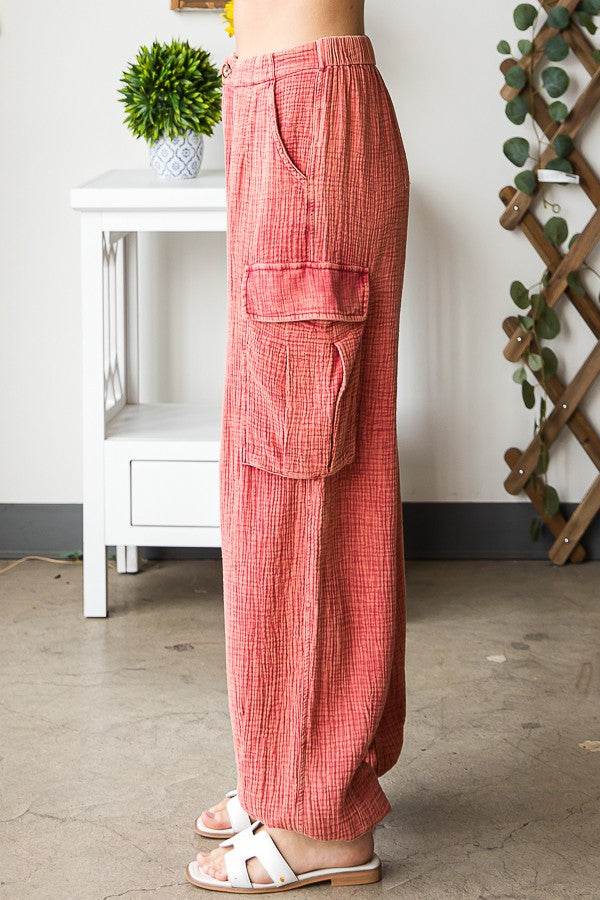 Dream Cargo Baggy Washed Pants