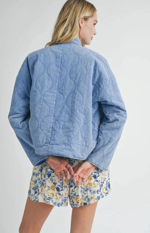 Sadie Mineral Washed Quilted Jacket