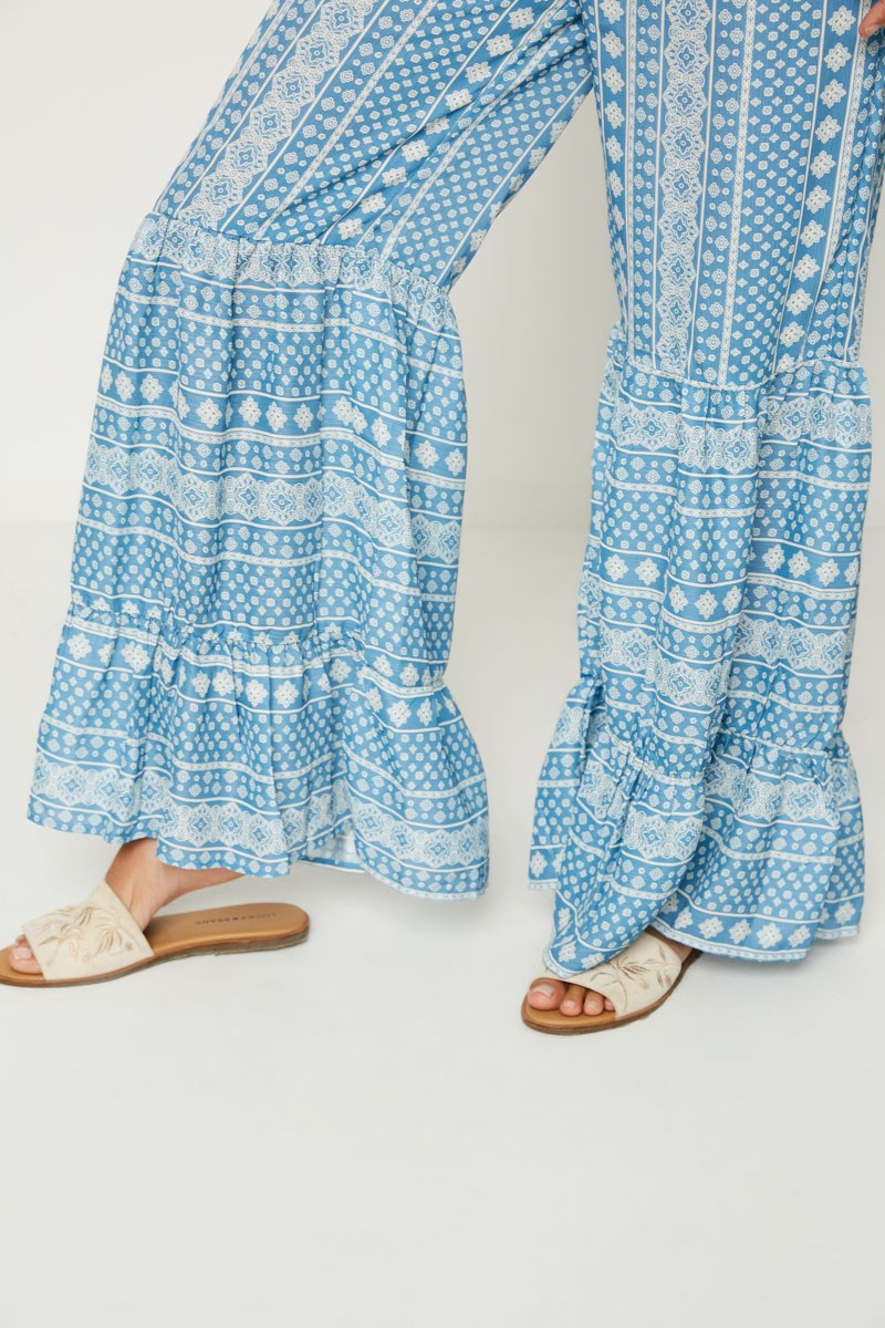 Trendy Traveler Boho Smocked Pants