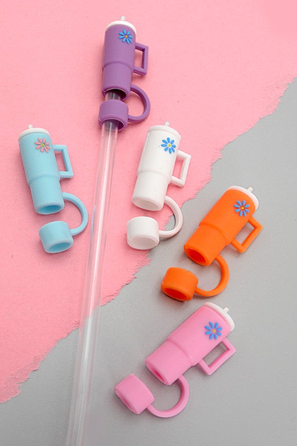 Silicone Tumbler Straw Cover Cap