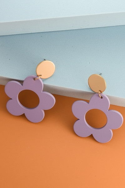 Flower Drop Earrings