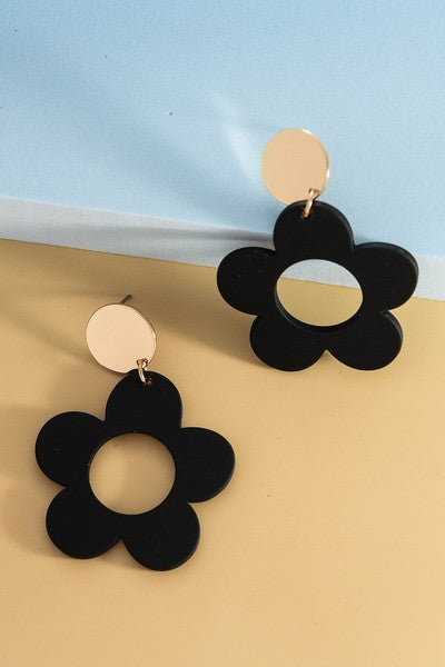 Flower Drop Earrings