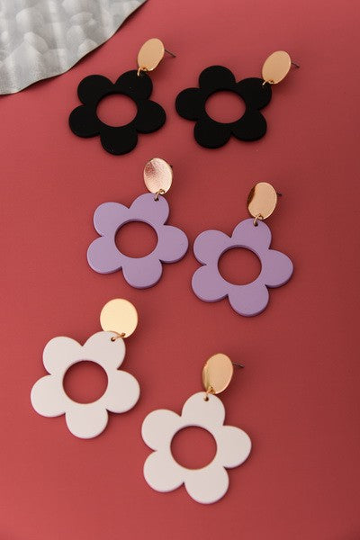 Flower Drop Earrings