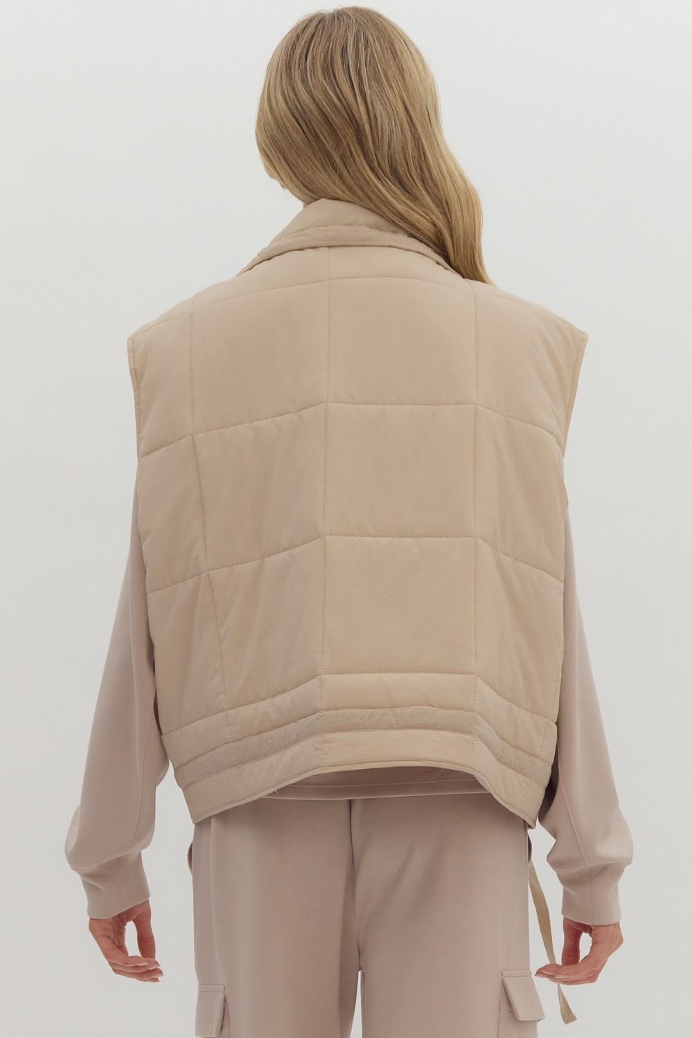 Fall Vibes Light-Weight Quilted Zipper Vest