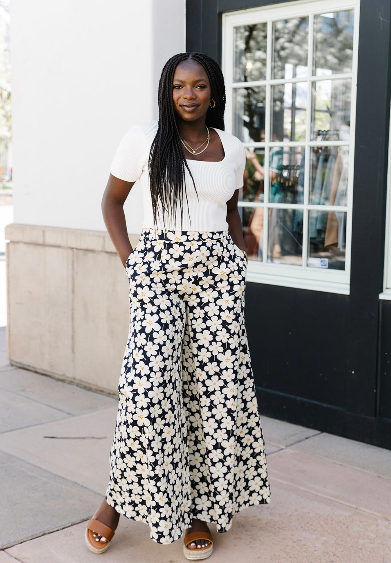 Find Me Floral Wide Leg Pants