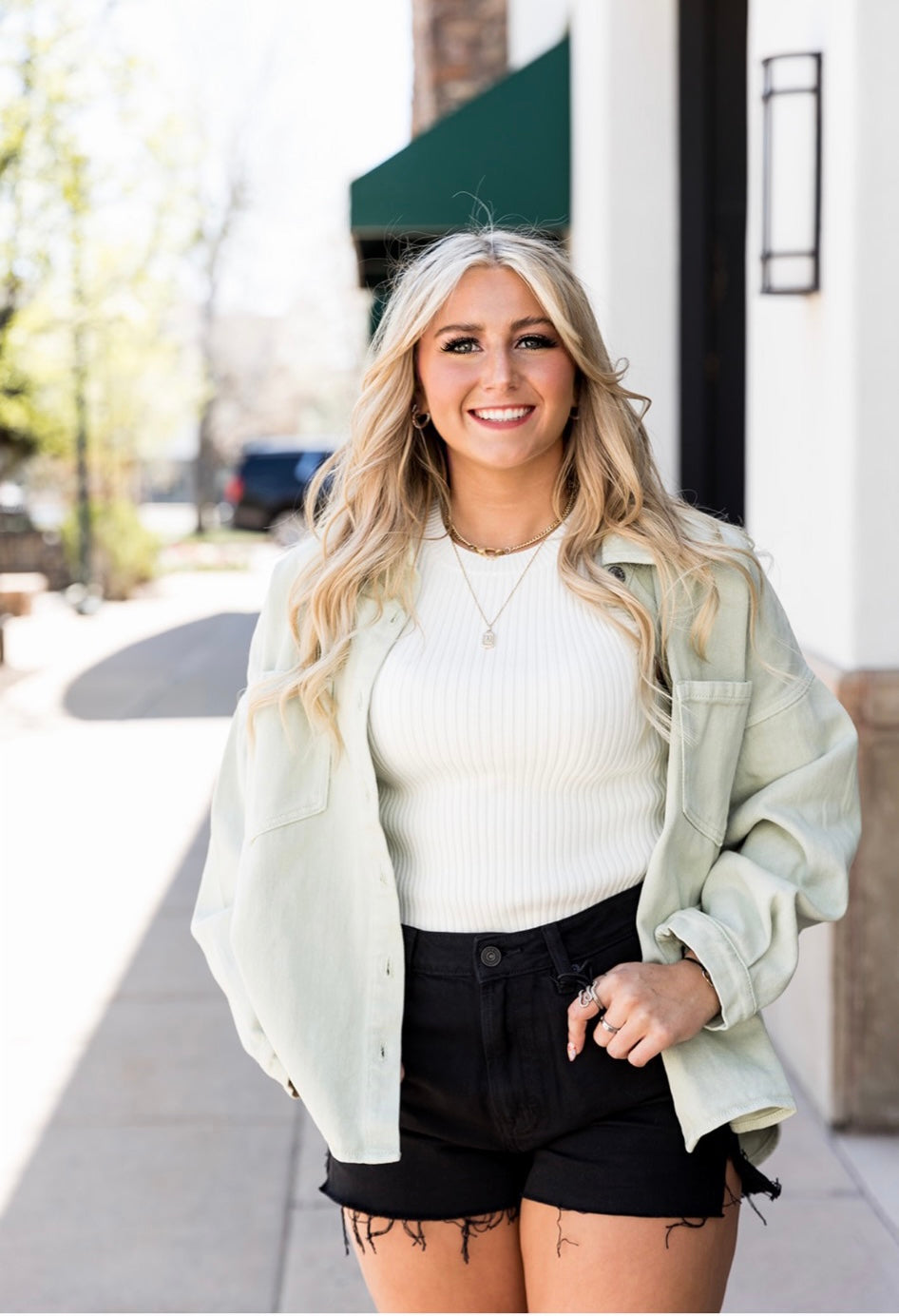 XOXO Sleeveless Crewneck Top