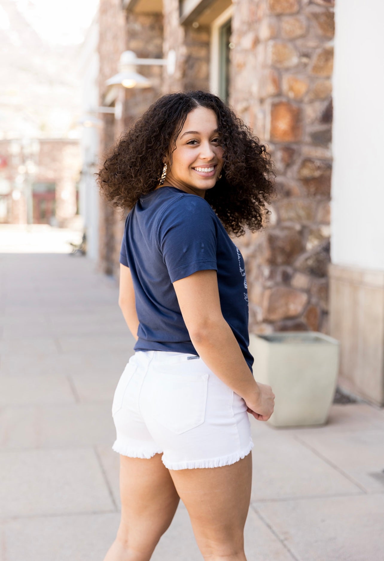 Bloom Flower Embroidery Tee