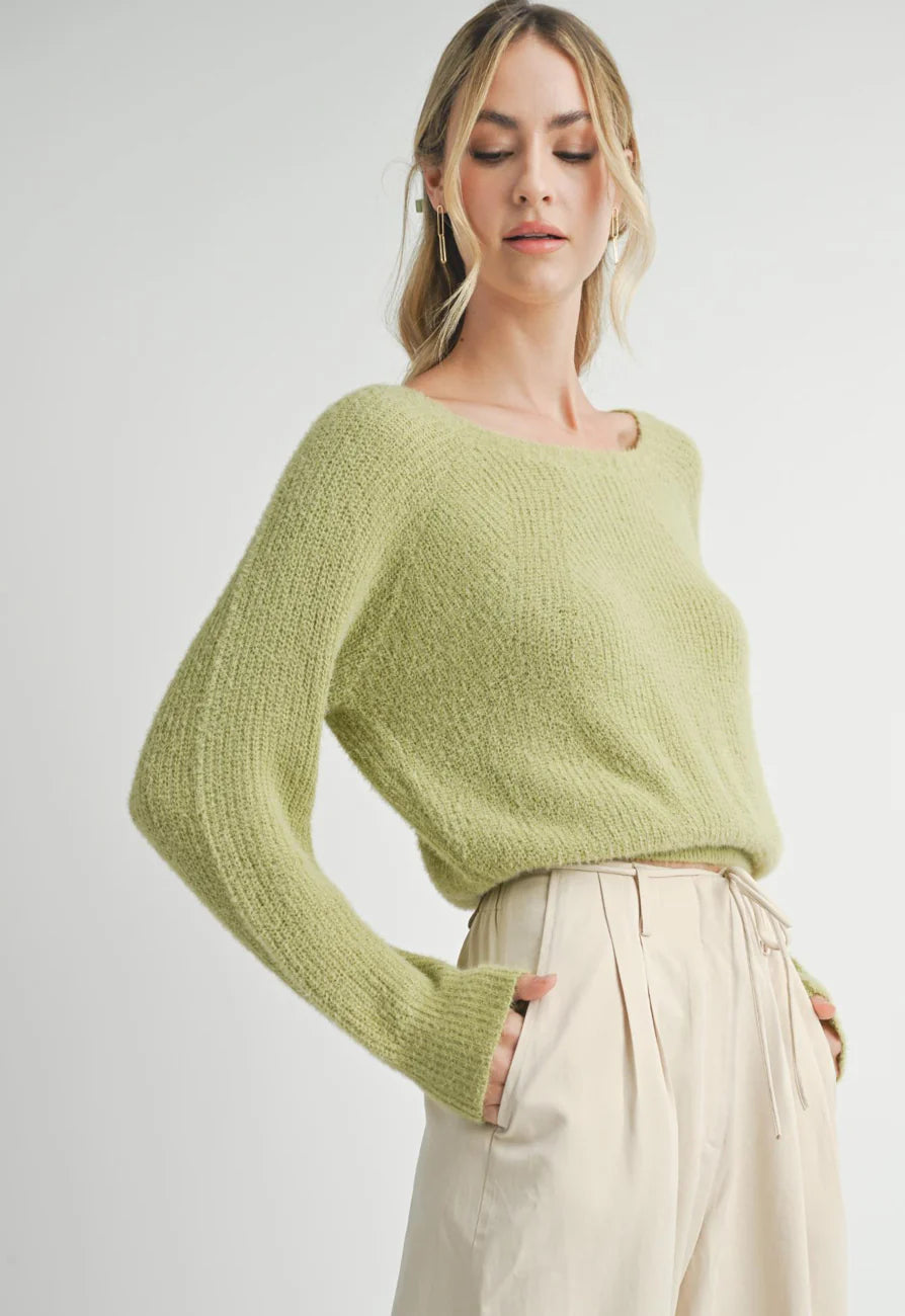 Layla Fuzzy Knit Sweater