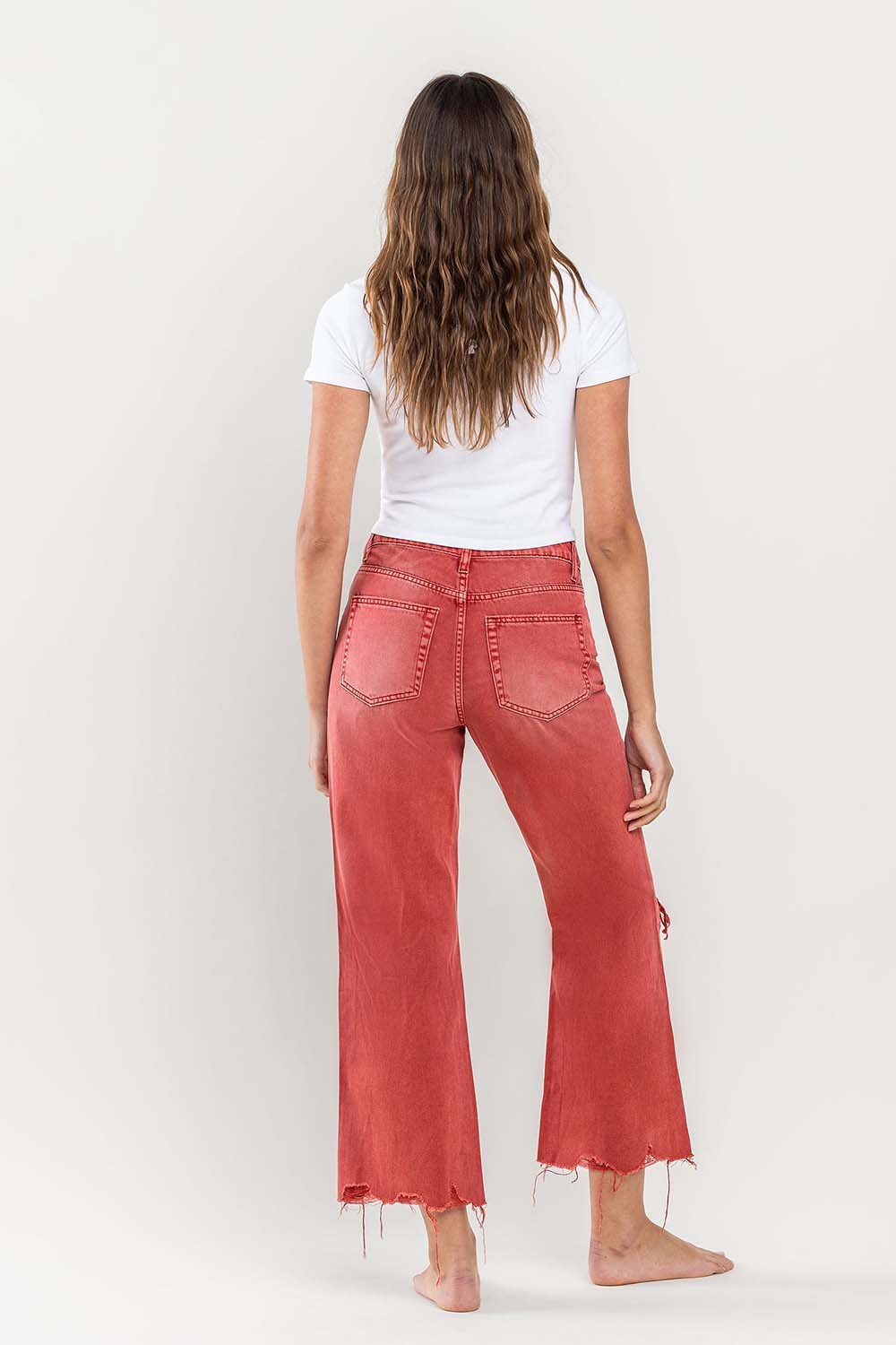 Cam Red Vintage High rise Denim