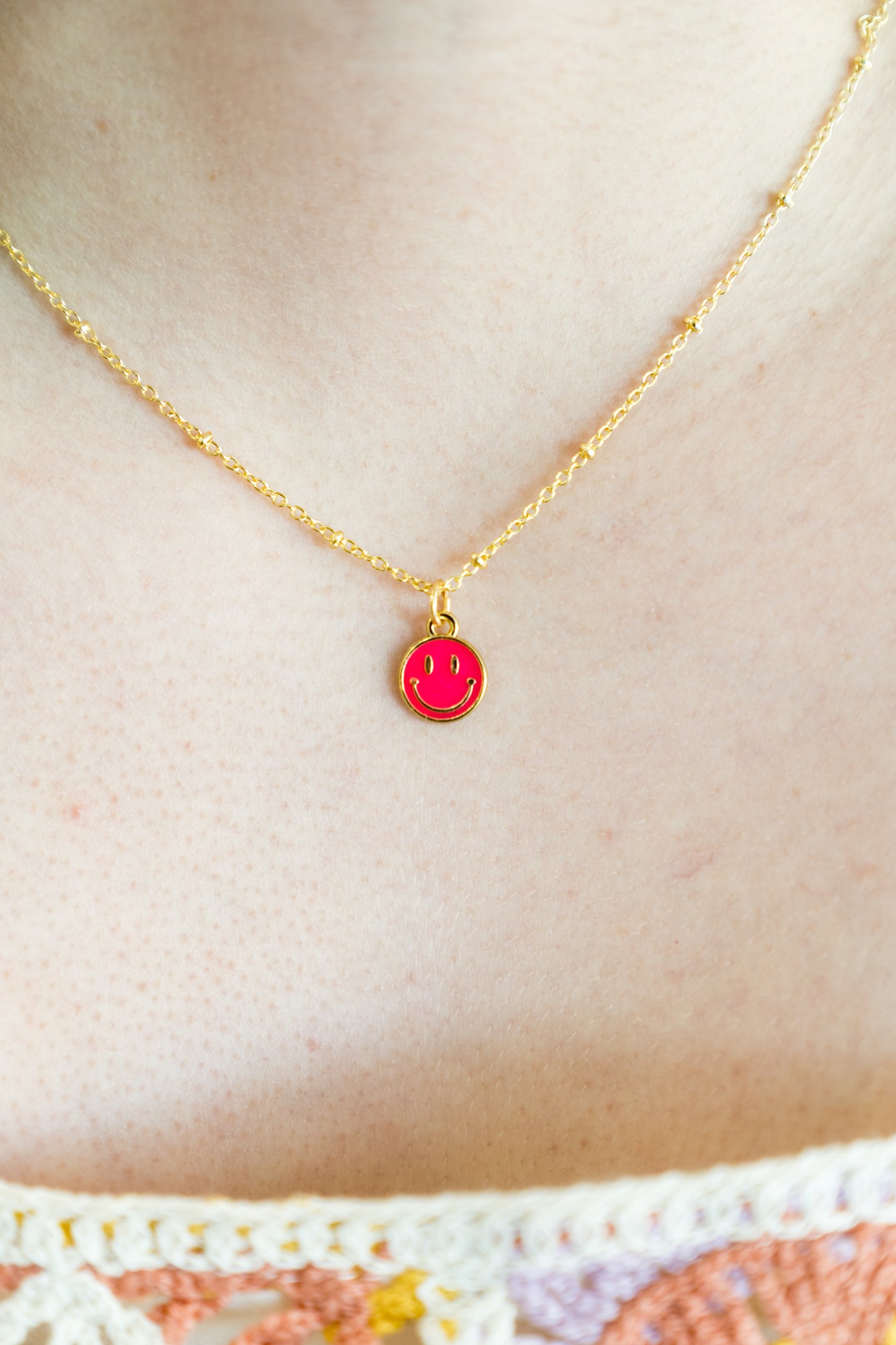 Mini Smiley Necklaces