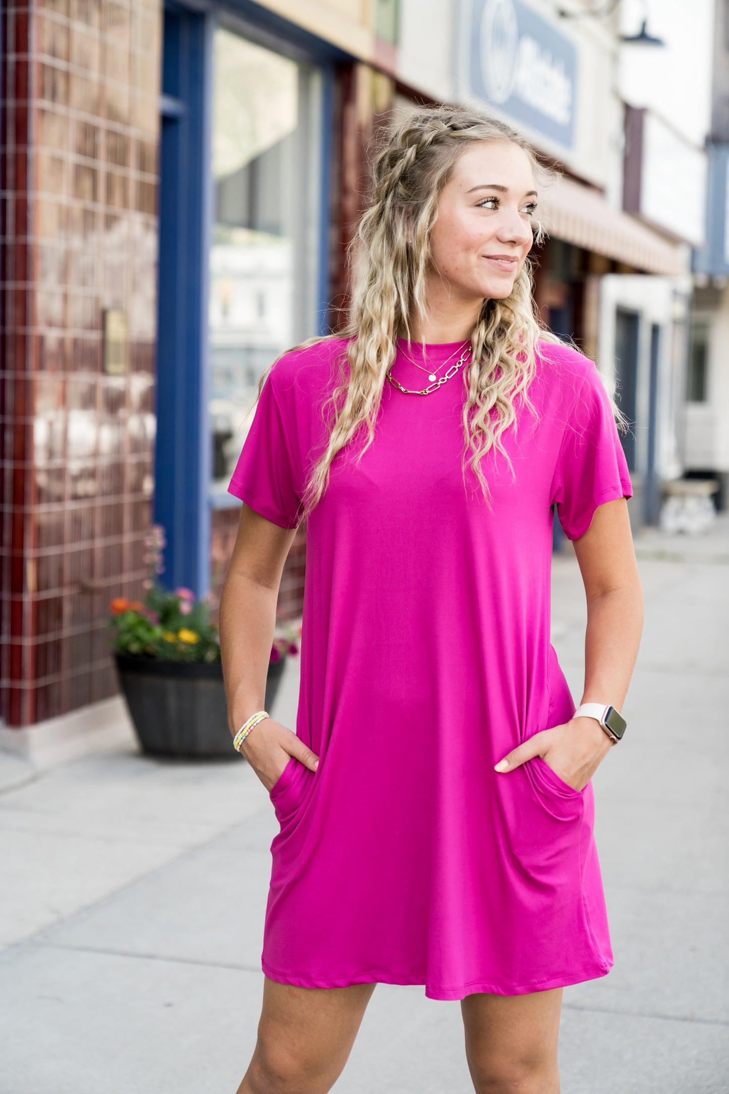 On The Go T-Shirt Dress
