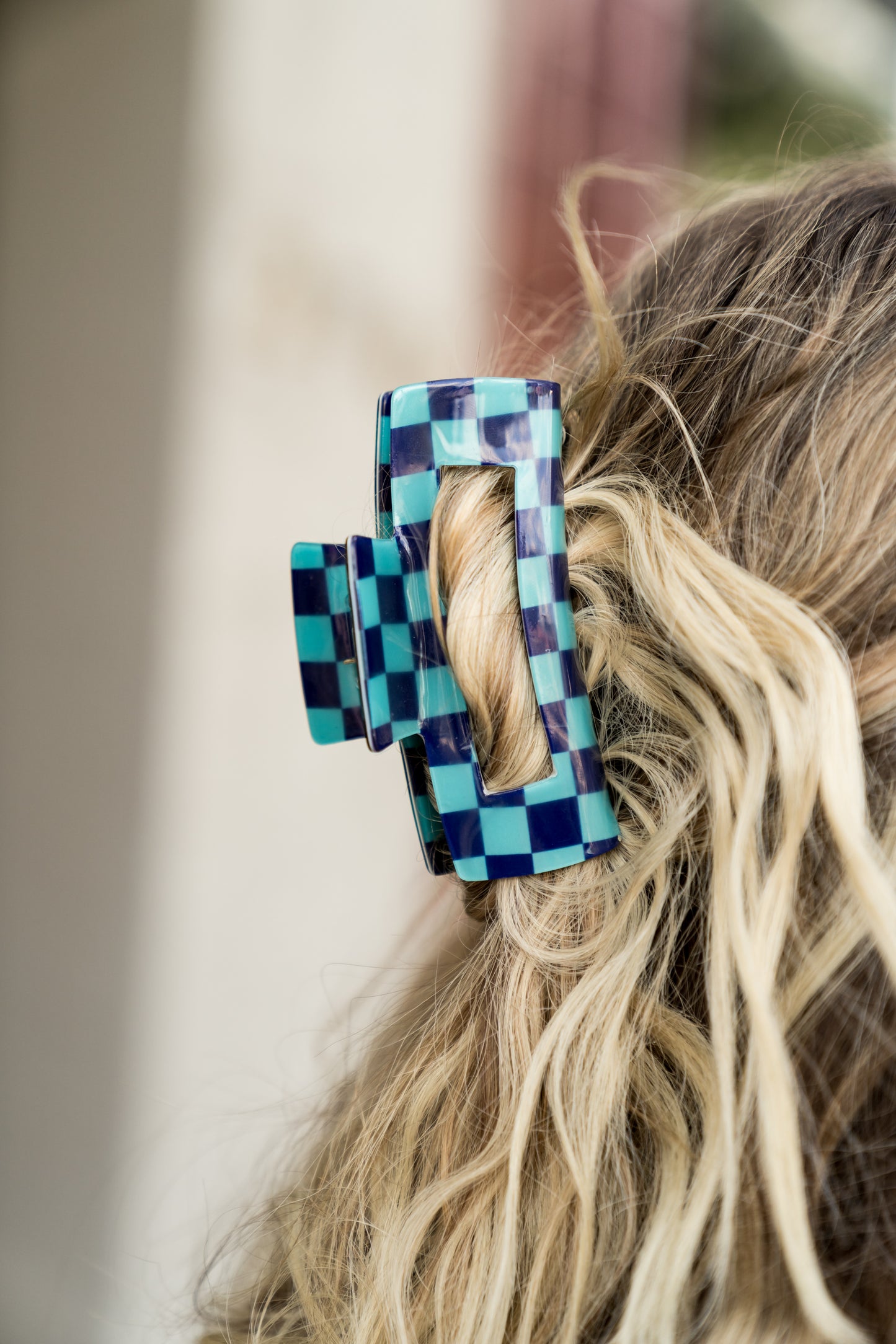 Checkered Claw Clips