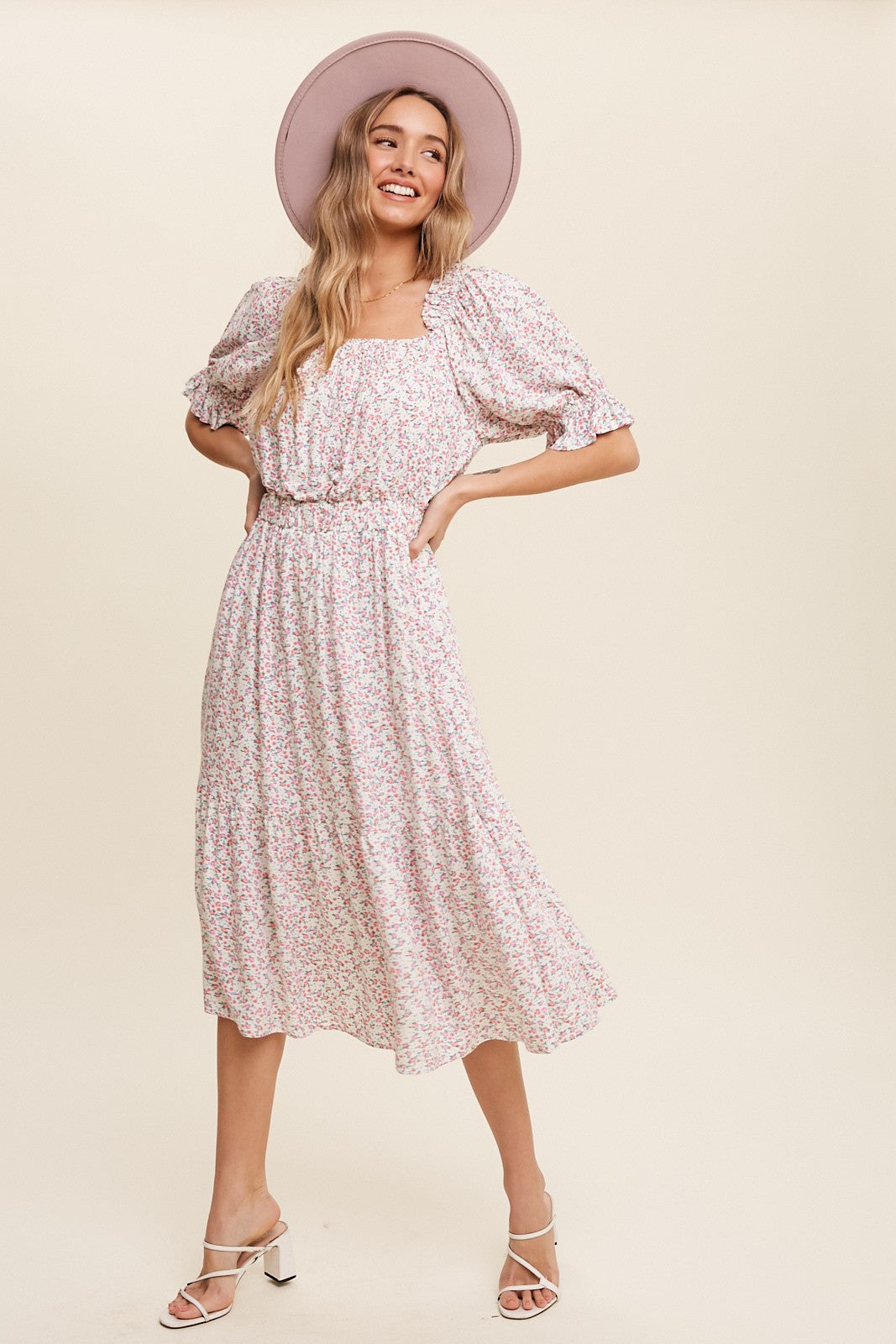 FIELD DAY FLOWY FLORAL MAXI DRESS