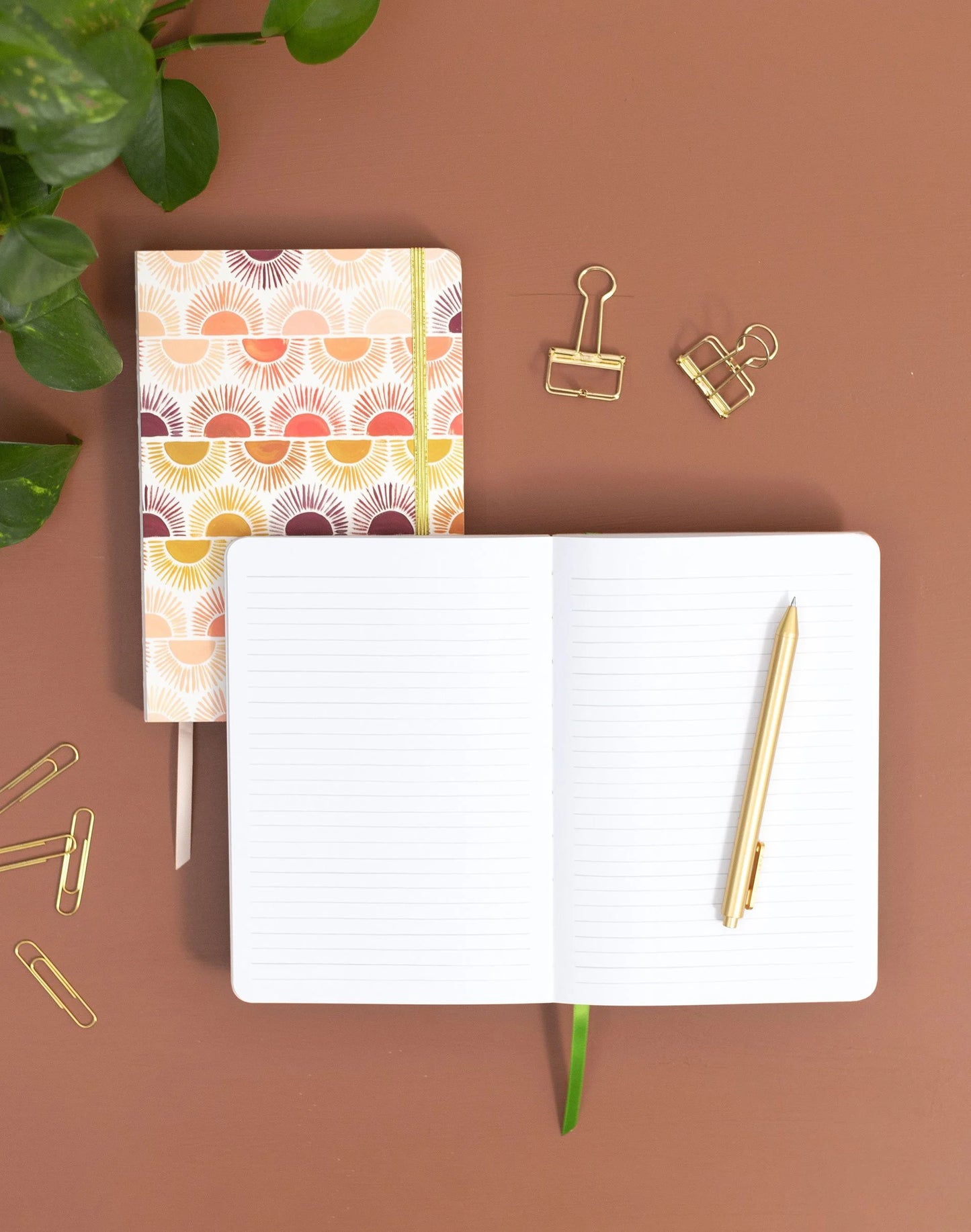 HALF MOON LINED JOURNAL