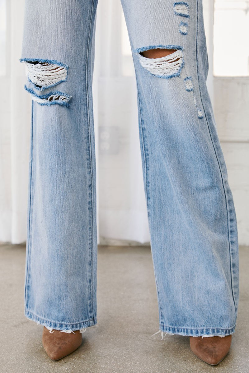 ICONIC ULTRA HIGH RISE 90'S DENIM