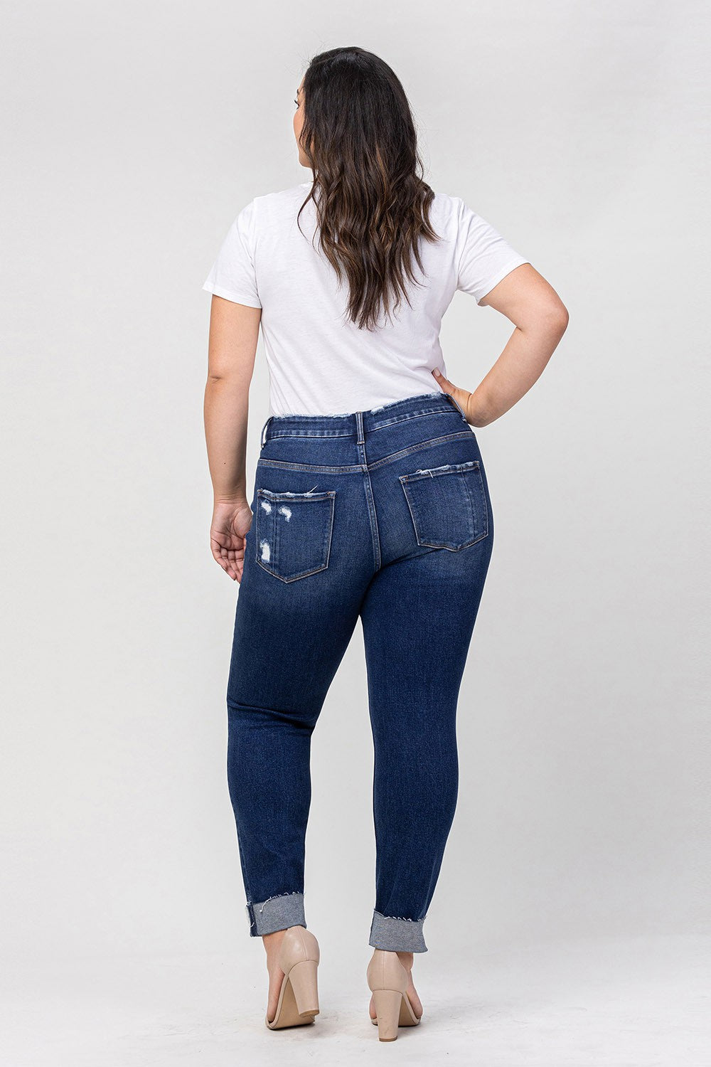 BREAK AWAY DARK WASH DENIM JEANS