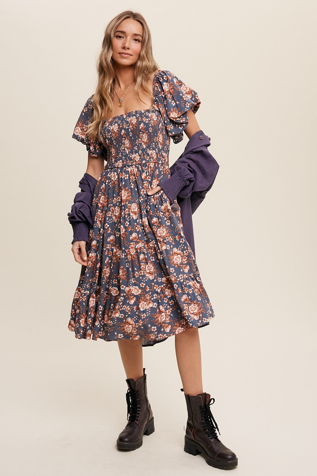 FOREVER FROLICKING FLORAL MAXI DRESS