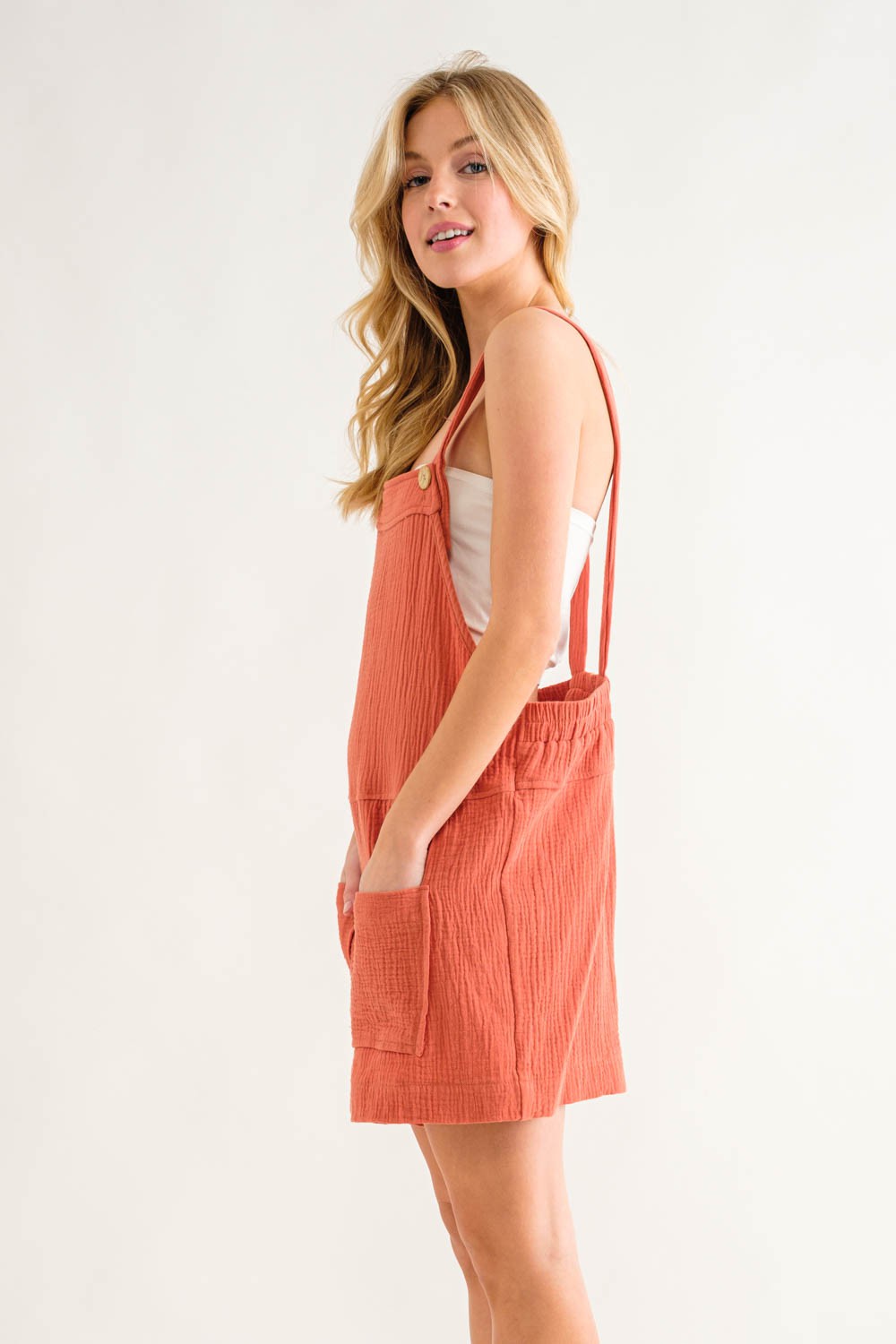 READY FOR ANYTHING SLEEVELESS ROMPER