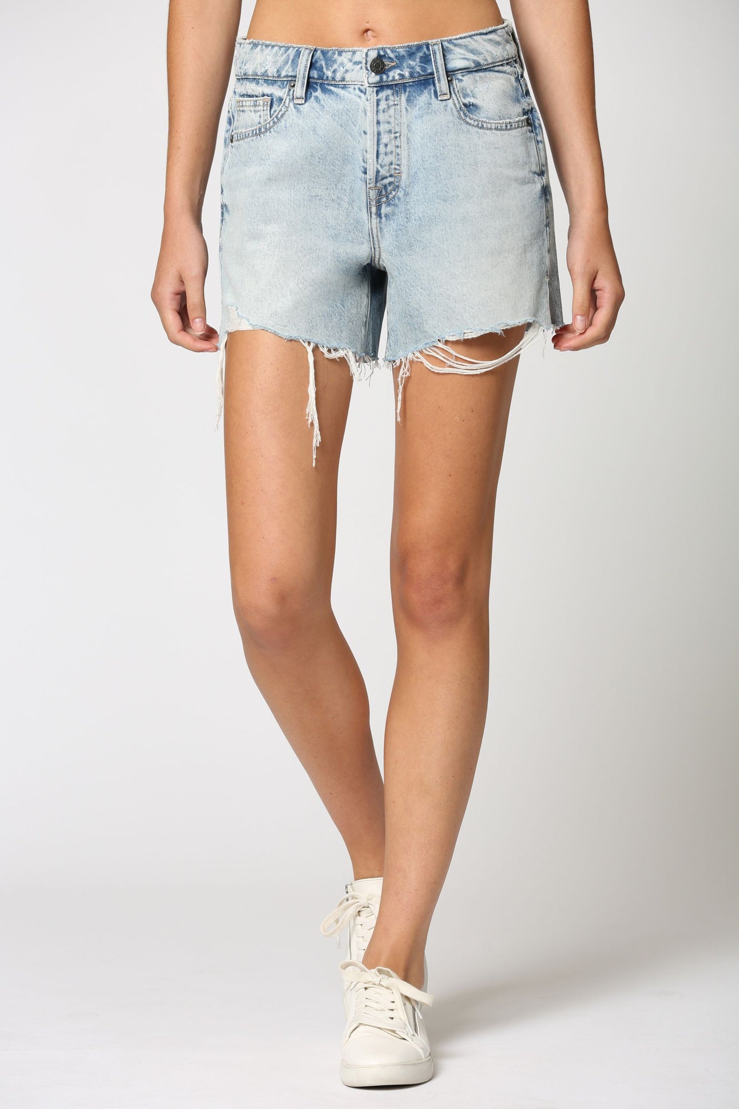Sofie Mom Jean Denim Shorts