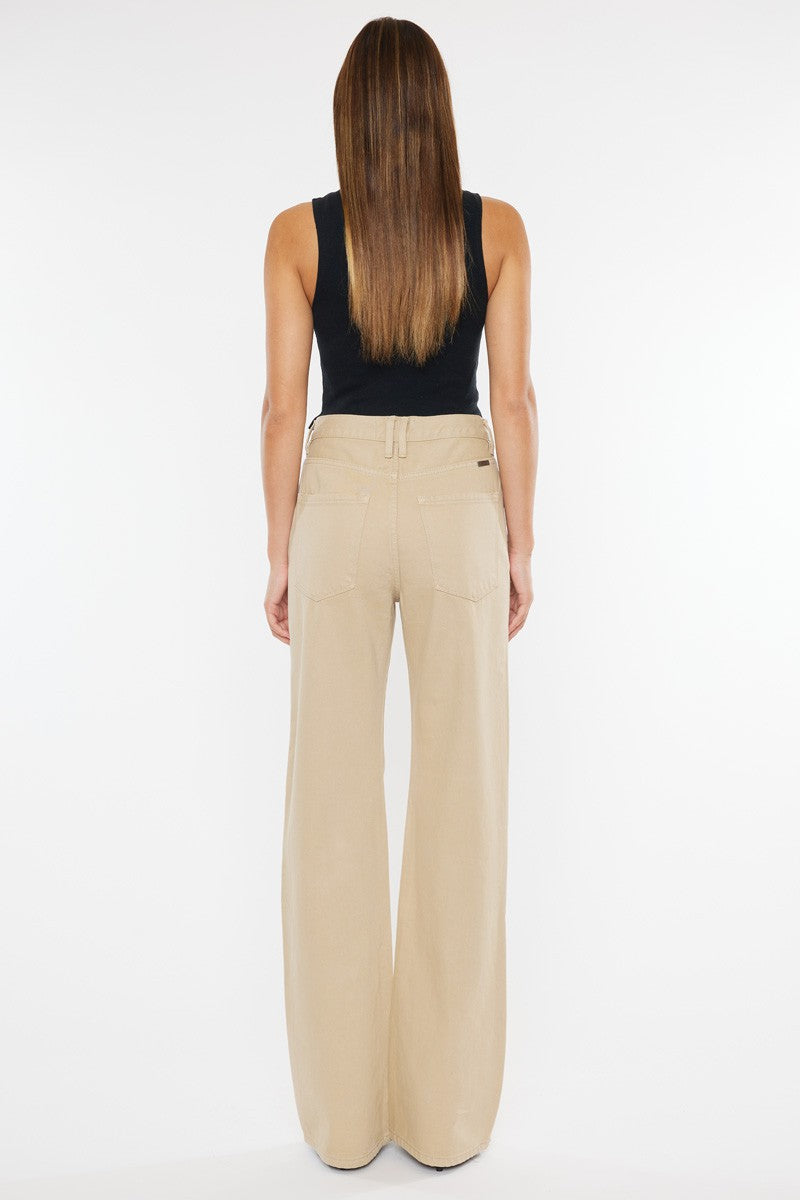 KANCAN TAN WIDE LEGGED DENIM