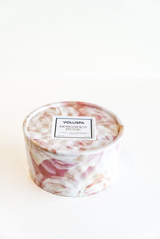 Voluspa Bergamot Rose Candle