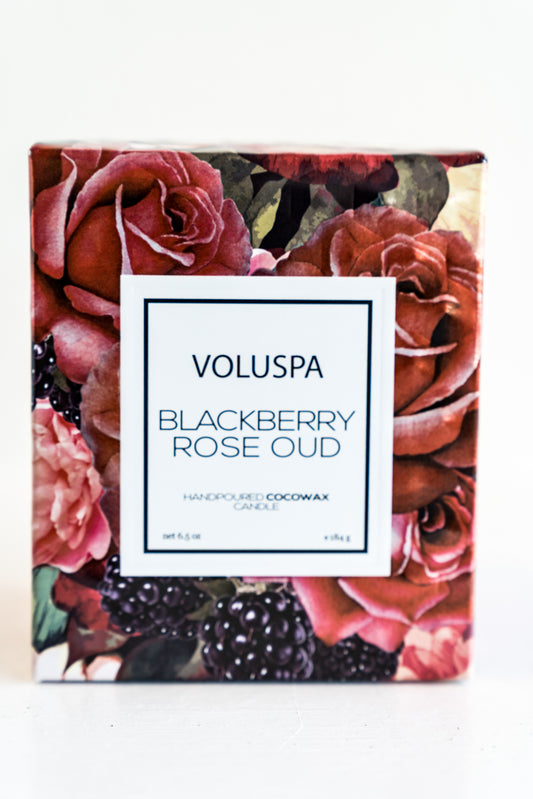 Voluspa Blackberry Rose Oud Candle