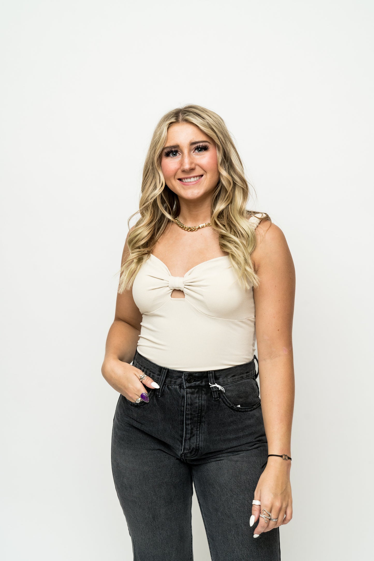 Everyday Ribbon Bow Knit Bodysuit